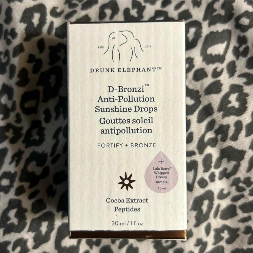 Drunk Elephant D-Bronzi anti pollution sunshine drops. 30ml.